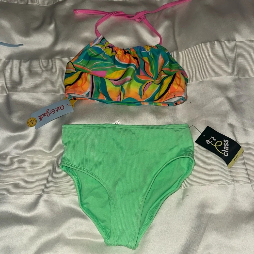 art class Multicolor Kids Swim Bikini